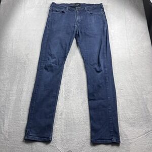 Paige Jeans Mens 34x32‎ Blue Transcend Lennox Slim Jenkins Stretch Dark Denim